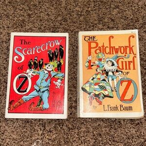 L. Frank Baum Books The Scarecrow of Oz & The Patchwork Girl of Oz